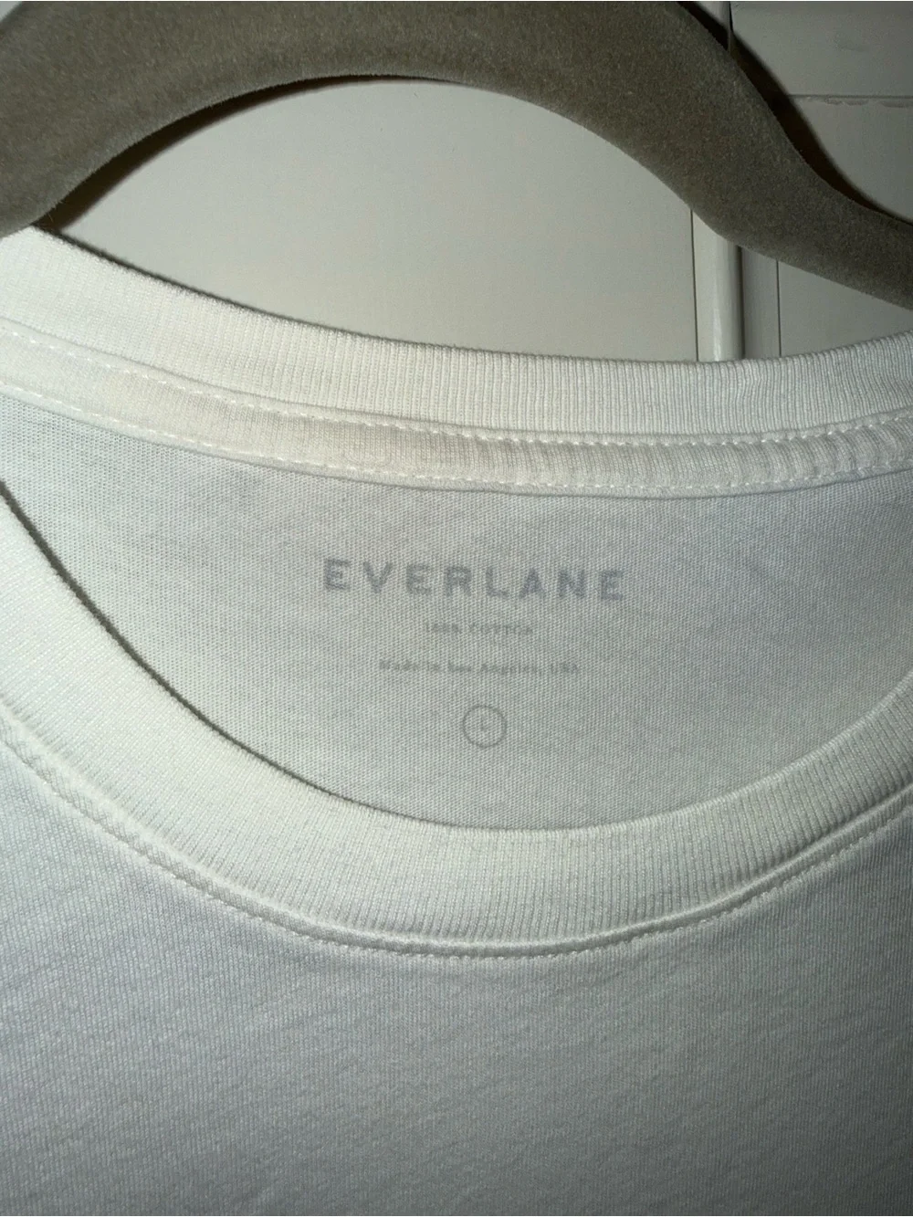 Everlane White Short Sleeve '100% HUMAN' Crew Tee - Picture 2 of 2